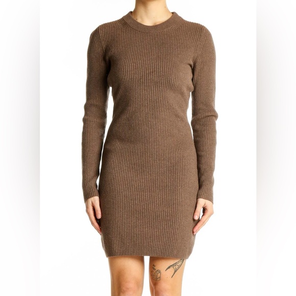 Gap CashSoft Rib Mini Sweater Dress cashmere brown - Picture 6 of 6